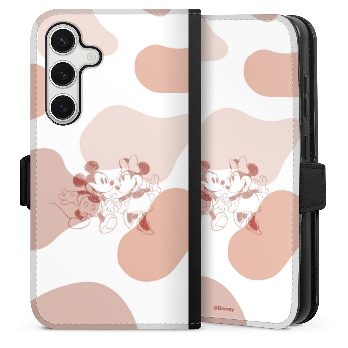 Mickey et Minnie se tiennent la main Boho