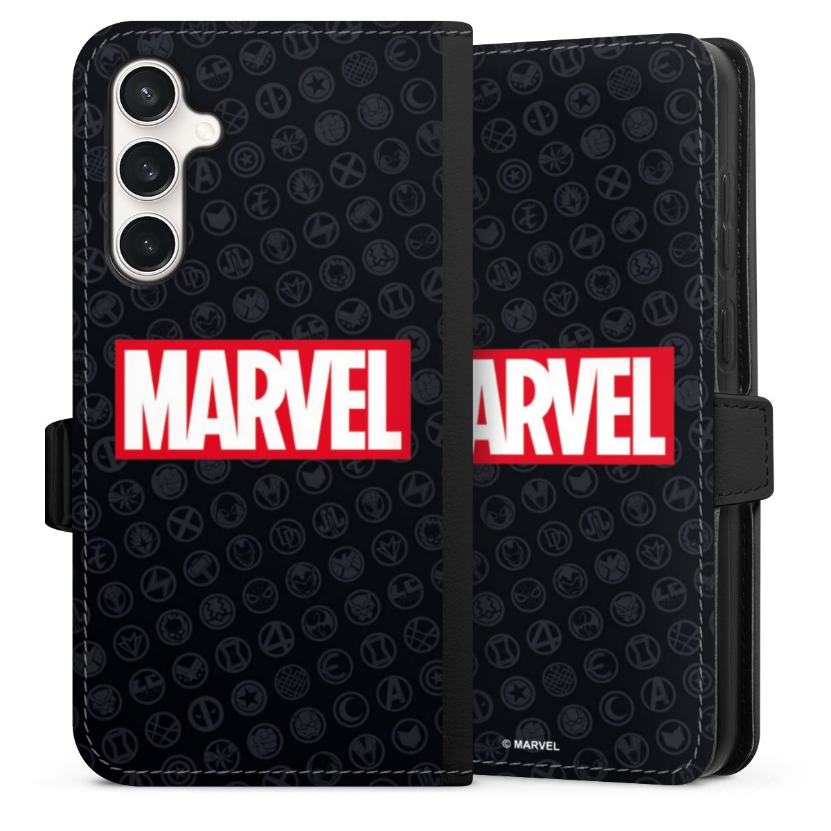 Marvel Logo Black Red 