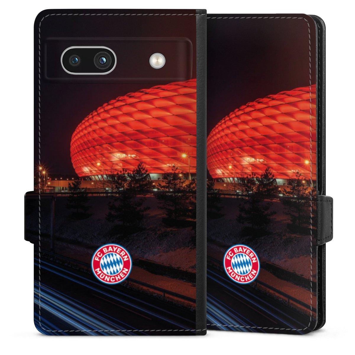 Allianz Arena bei Nacht FCB