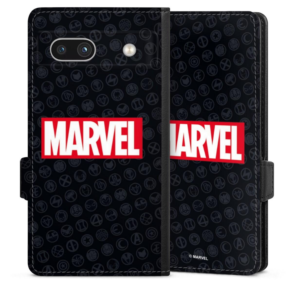 Marvel Logo Black Red 