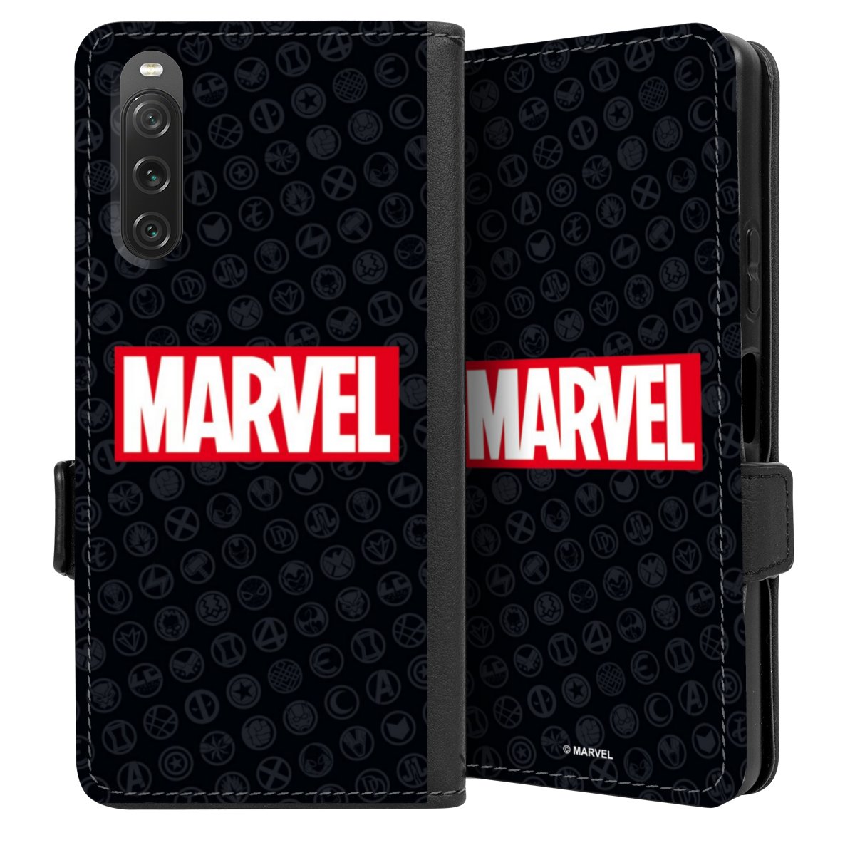 Marvel Logo Black Red 