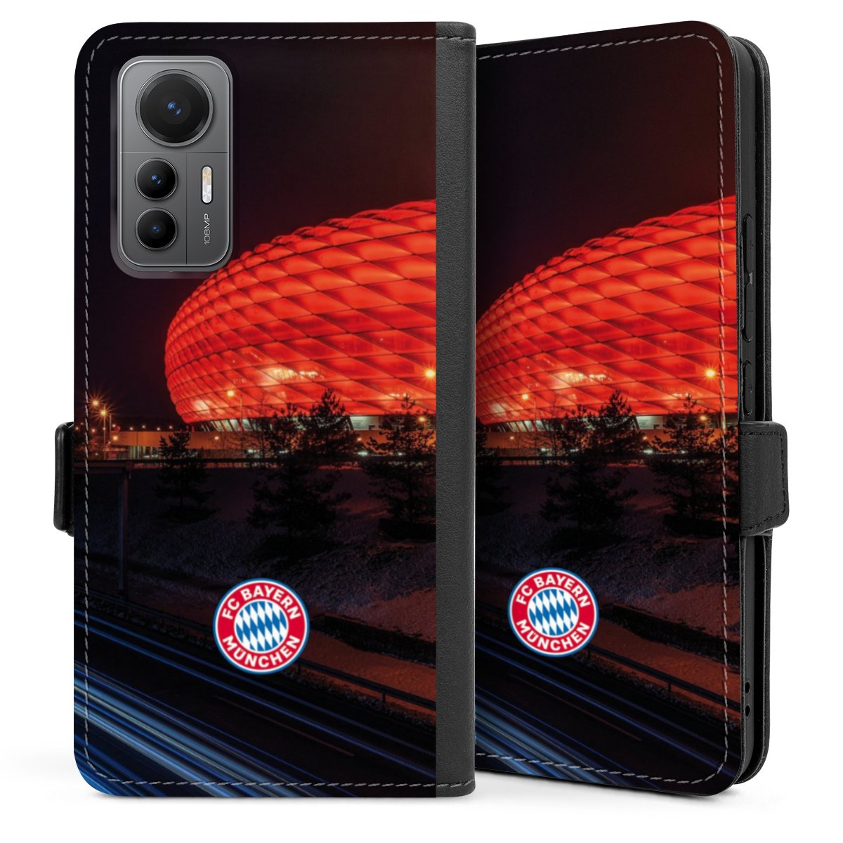 Allianz Arena bei Nacht FCB