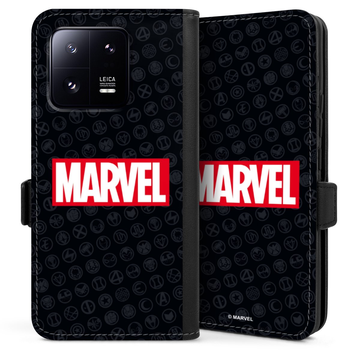 Marvel Logo Black Red 