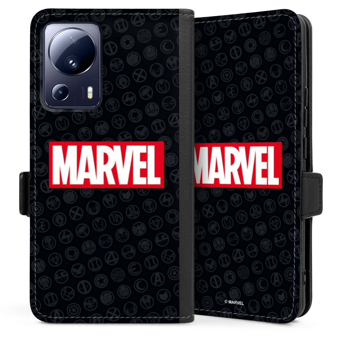 Marvel Logo Black Red 