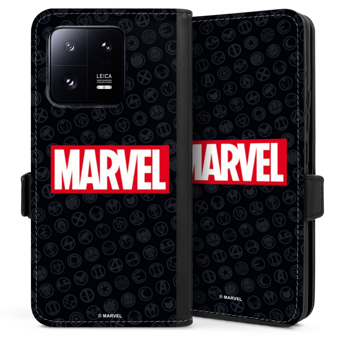 Marvel Logo Black Red 