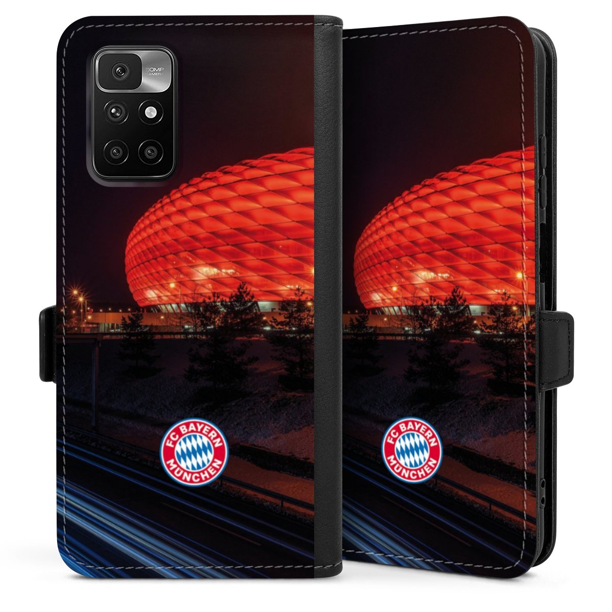 Allianz Arena bei Nacht FCB