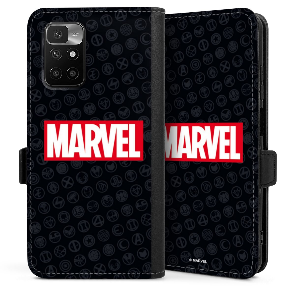 Marvel Logo Black Red 