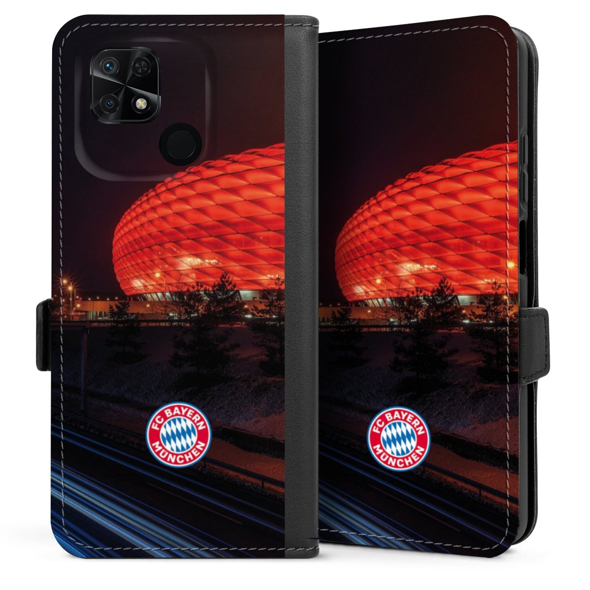 Allianz Arena bei Nacht FCB