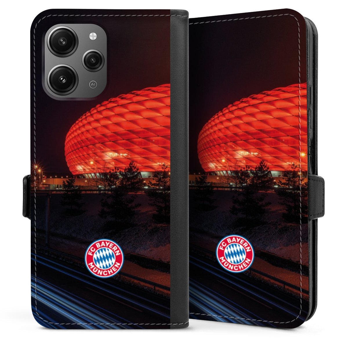 Allianz Arena bei Nacht FCB