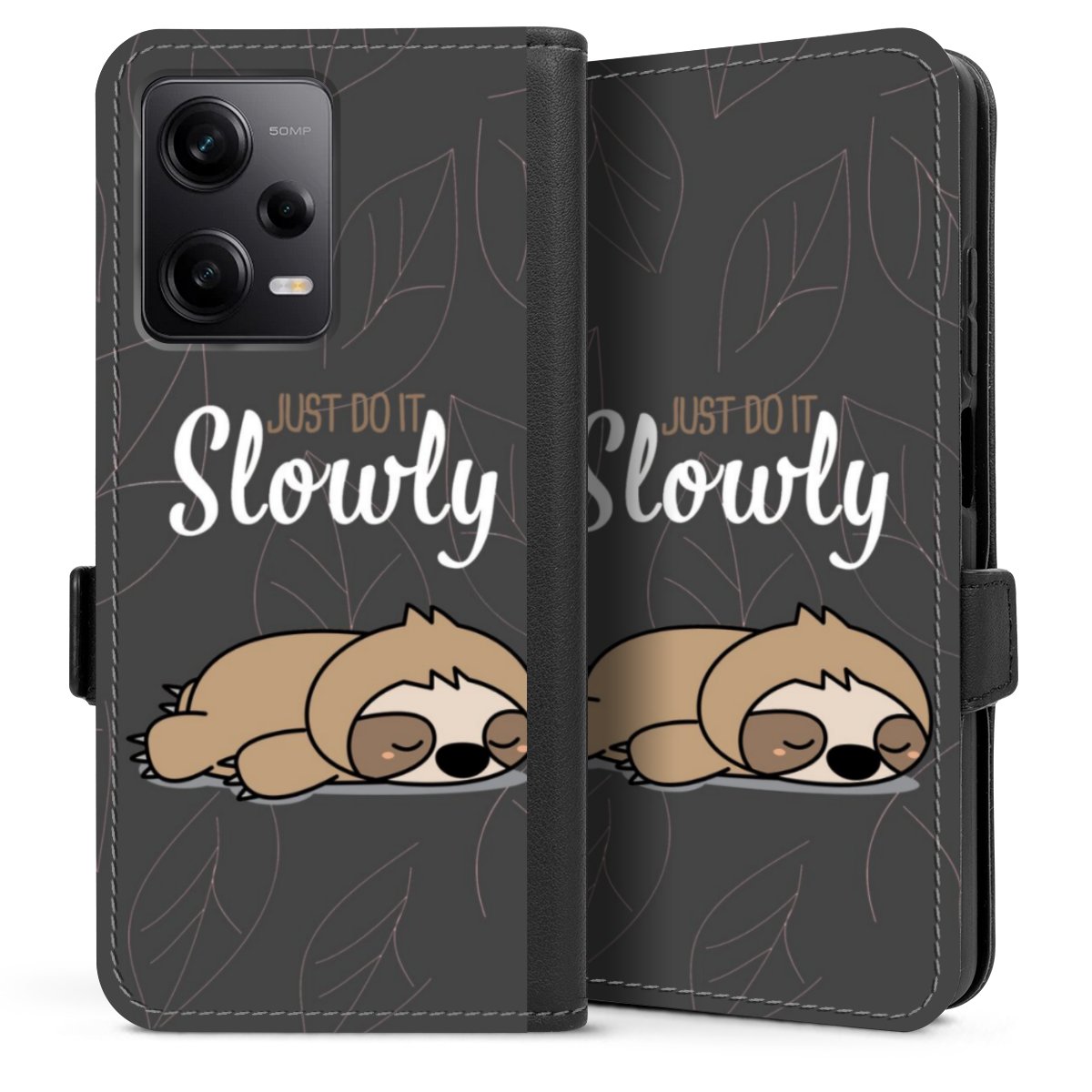 Just Do It Slowly Sloth Grey