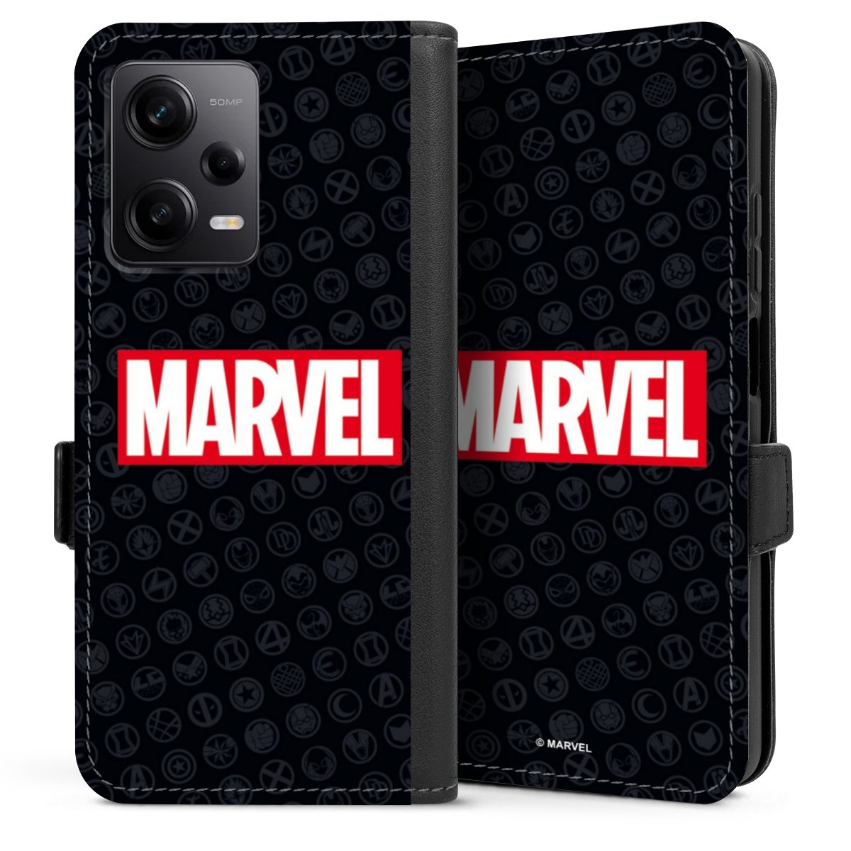 Marvel Logo Black Red 