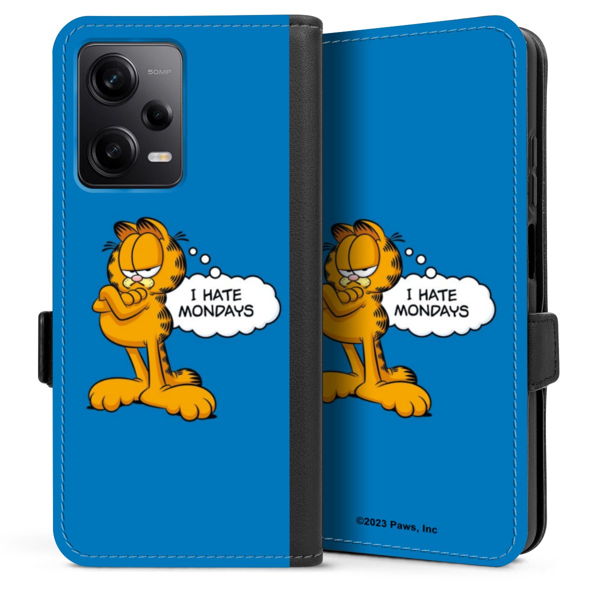 Garfield Ik haat maandagen blauw