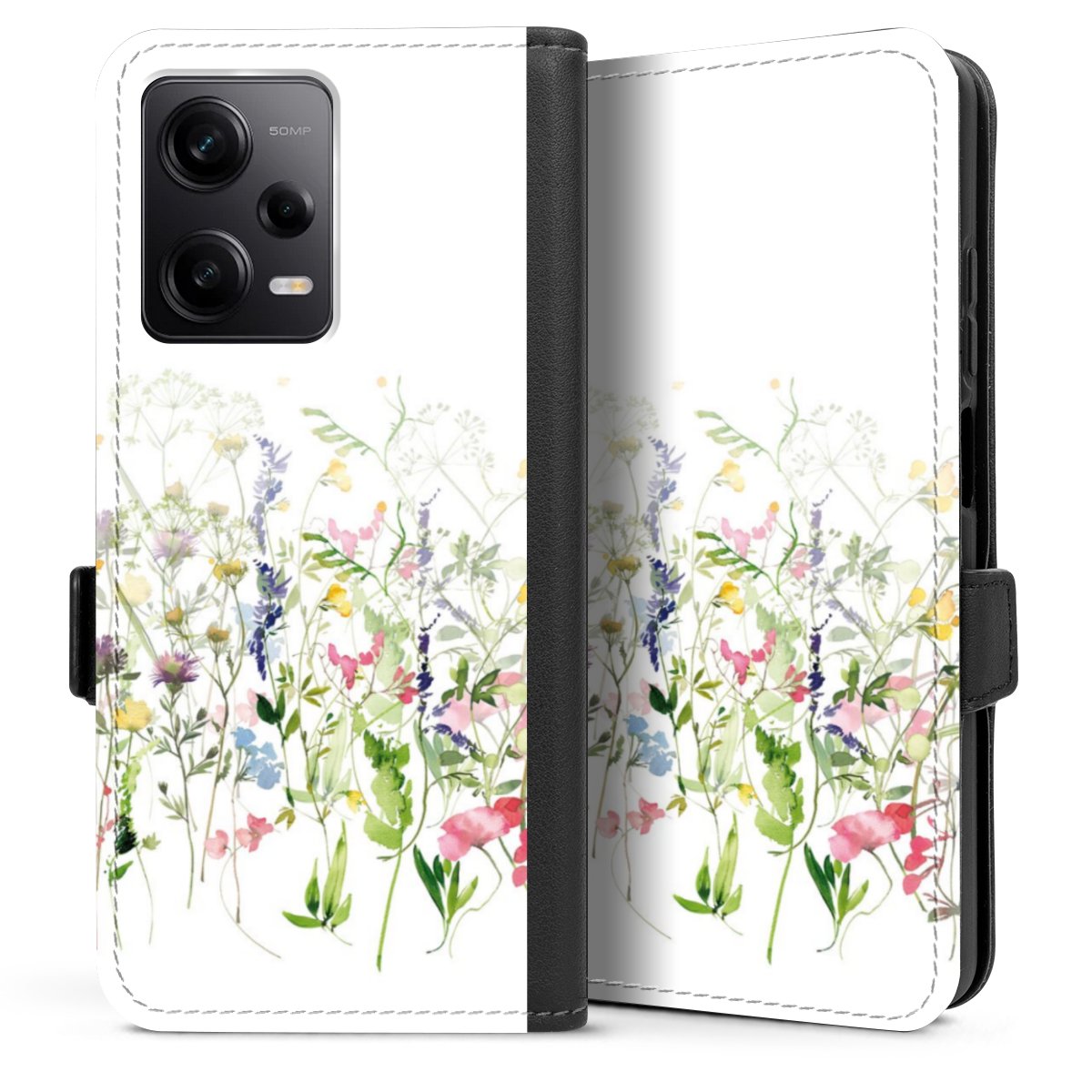 Kleurrijke lente weide bloemen