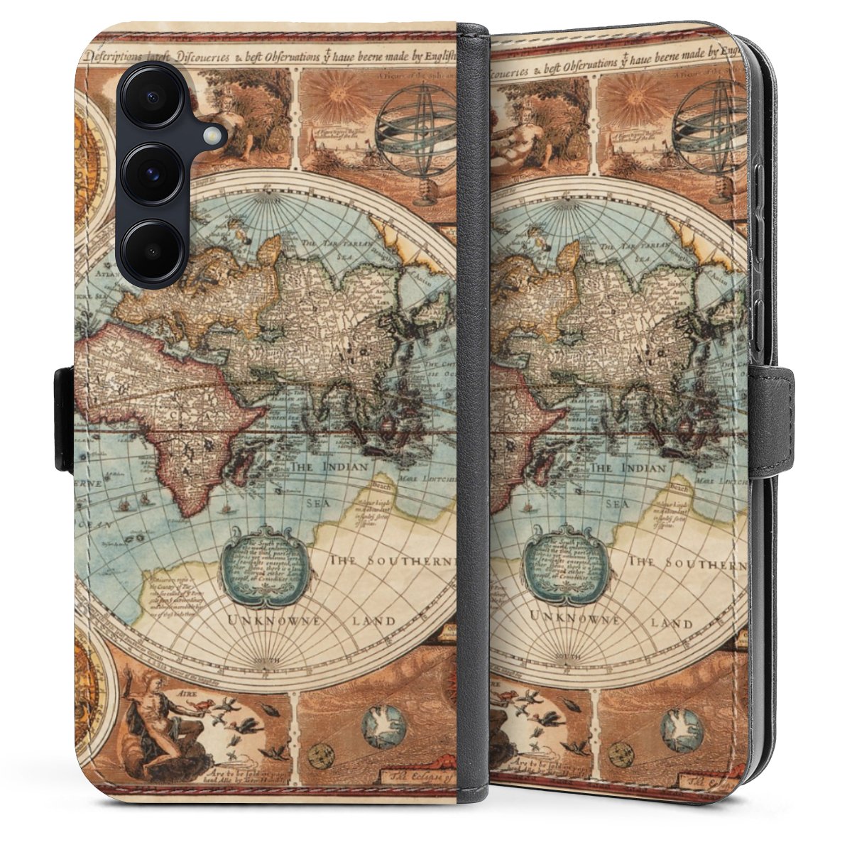 Mappa del mondo vintage
