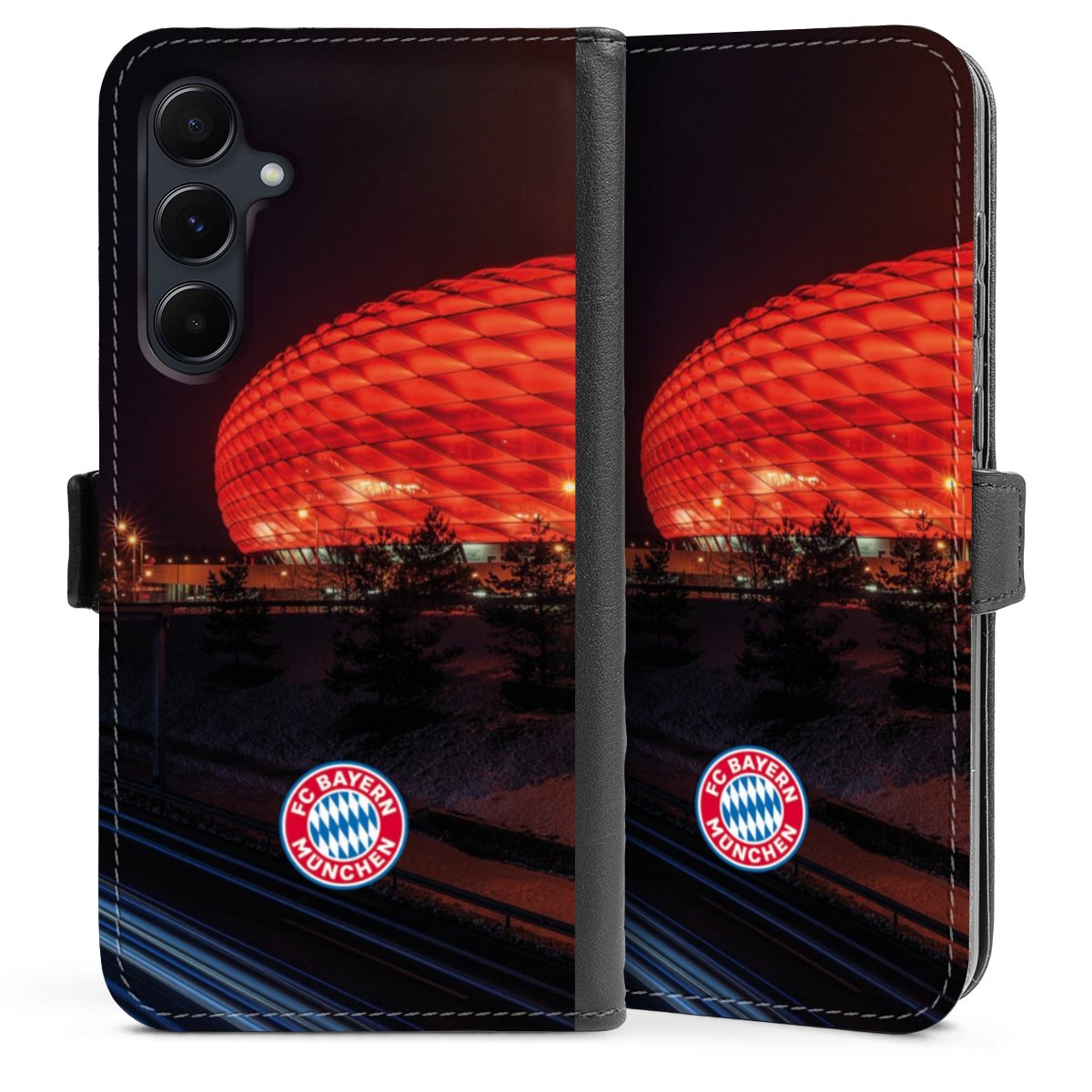 Allianz Arena bei Nacht FCB