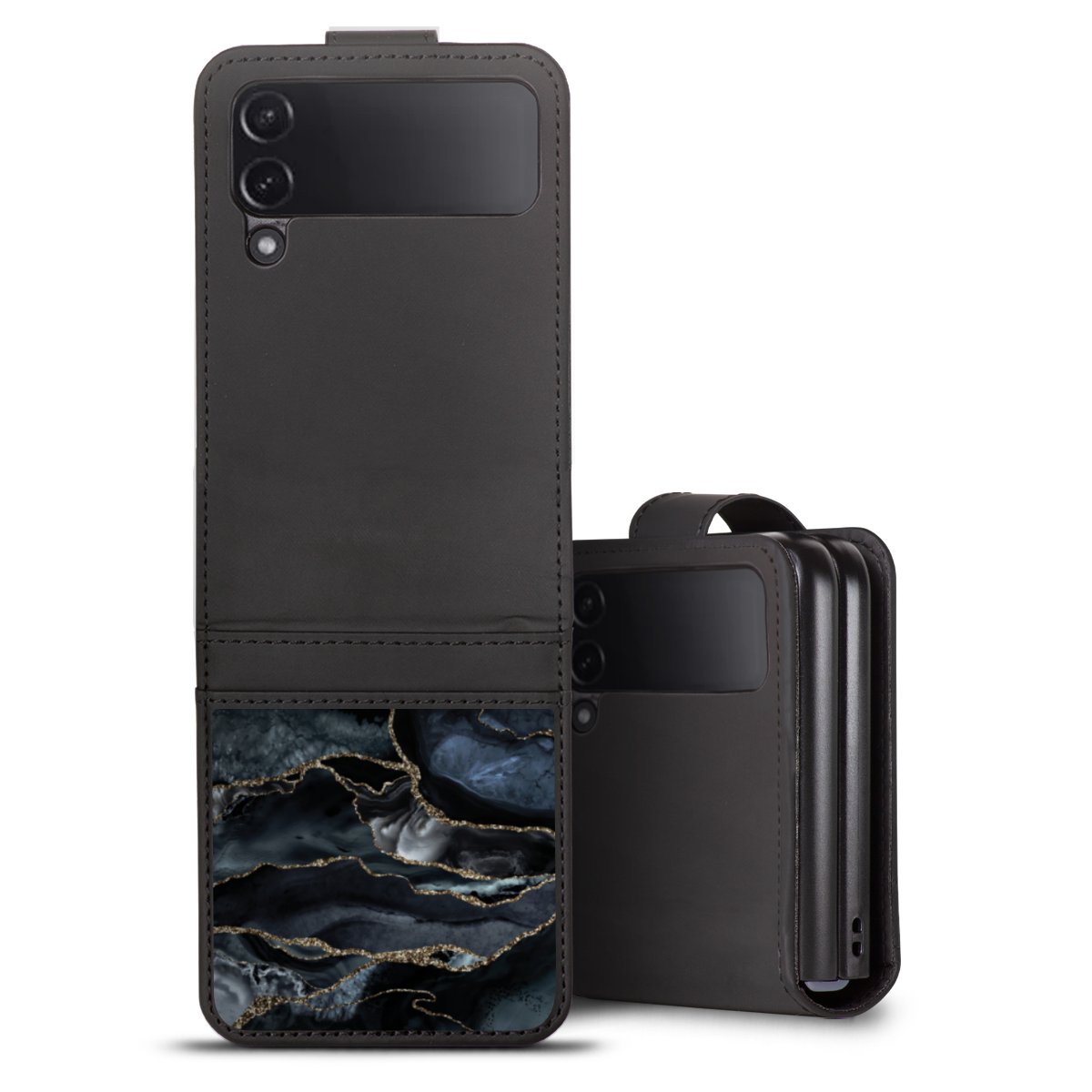 Aspetto glitter oro marmo scuro