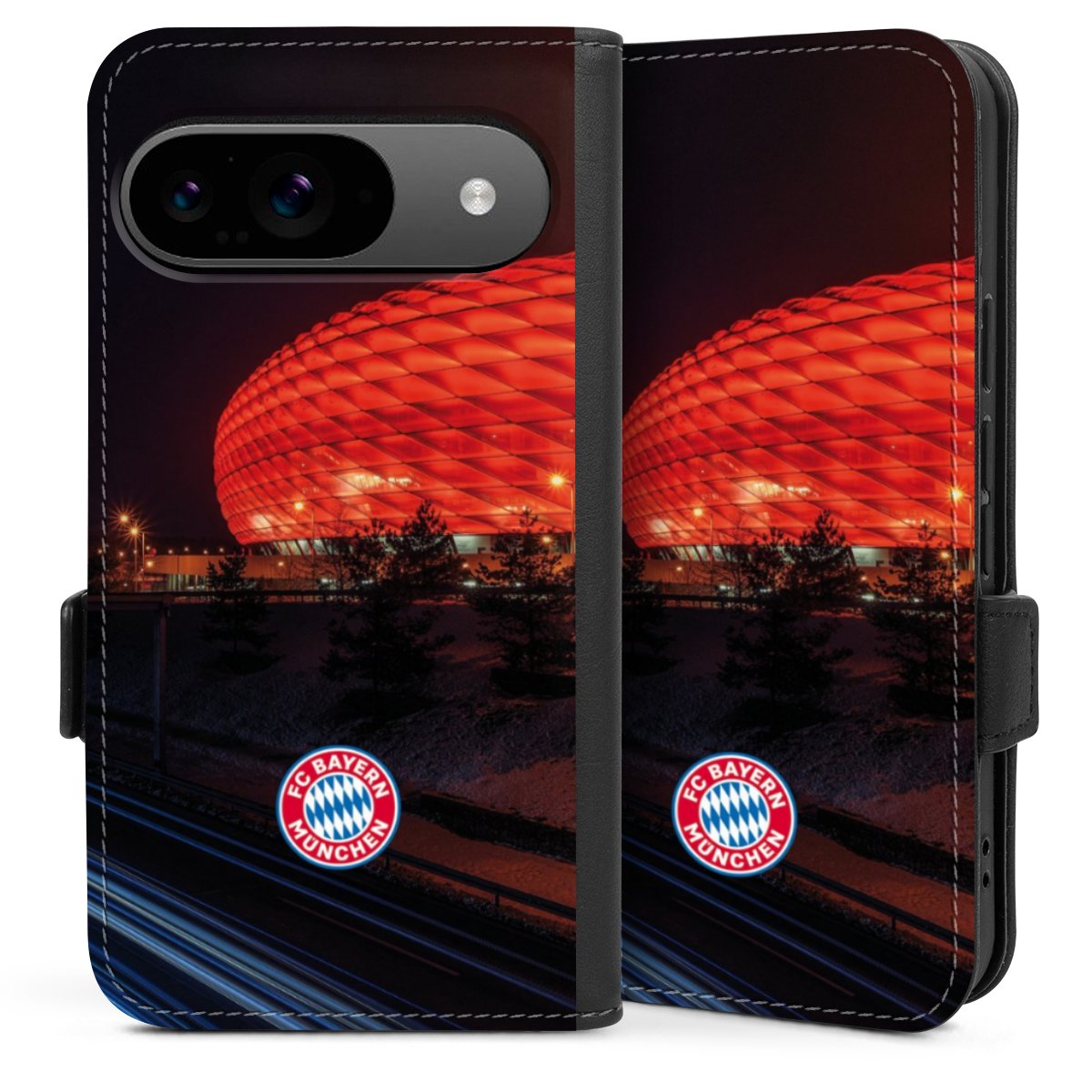 Allianz Arena bei Nacht FCB