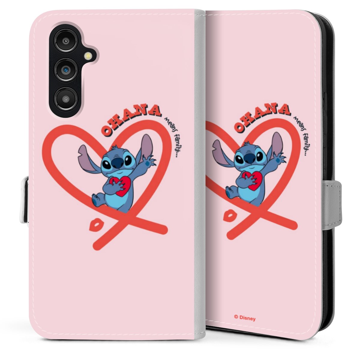 Stitch Ohana Pink Heart