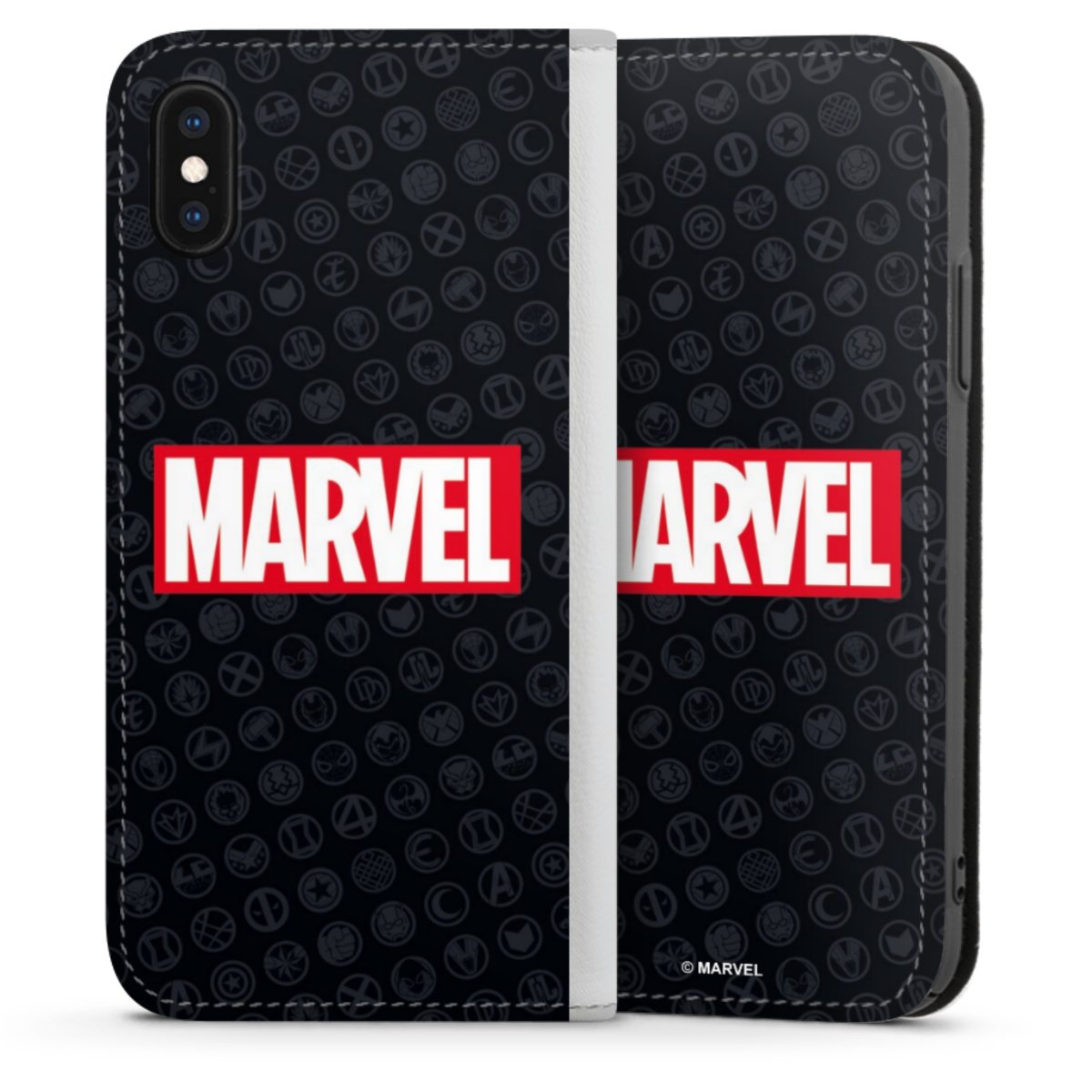 Marvel Logo Black Red 