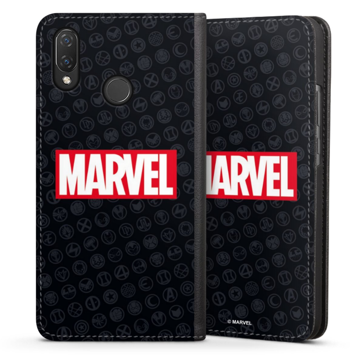 Marvel Logo Black Red 