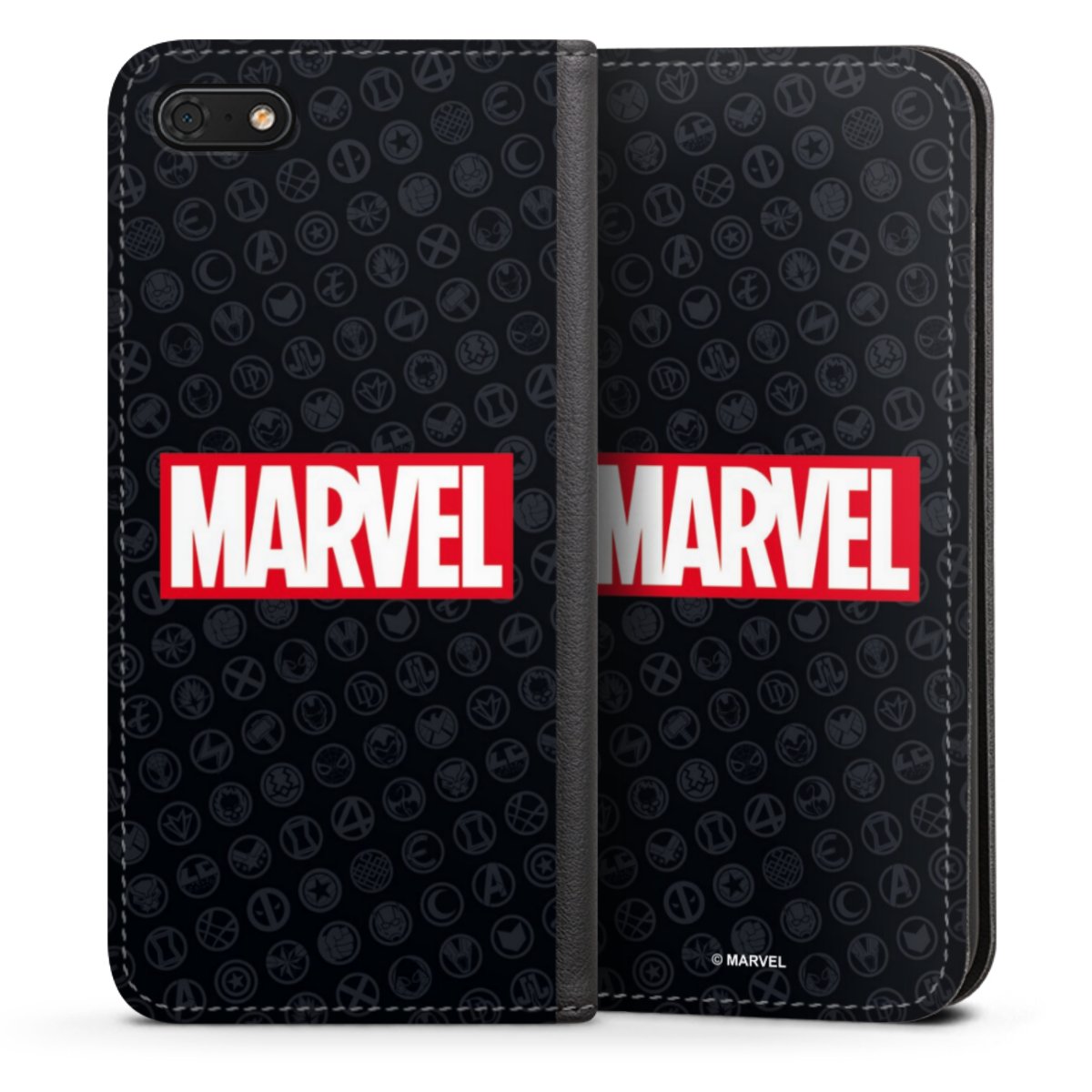 Marvel Logo Black Red 