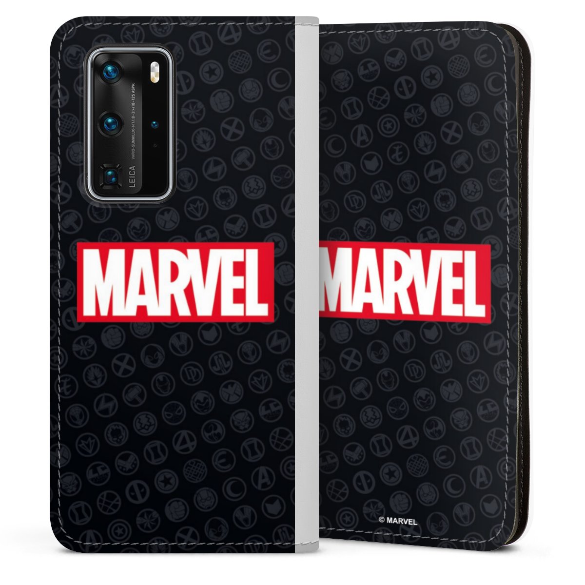 Marvel Logo Black Red 