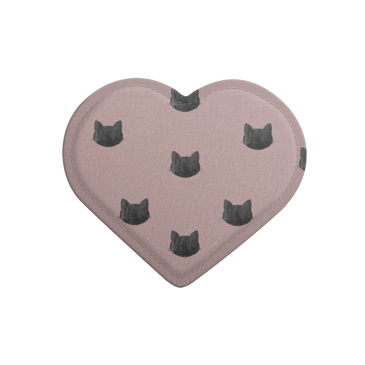 Home Is Where The Cat Is - Nero su rosa