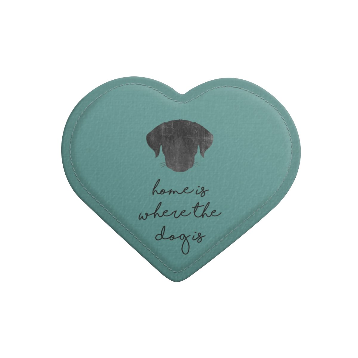 Home Is Where The Dog Is - Nero su turchese