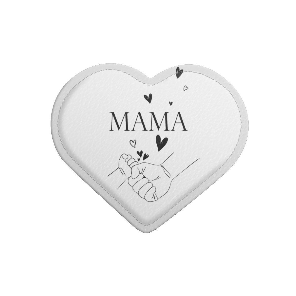 Mothers Day Line Art Hands Black and White