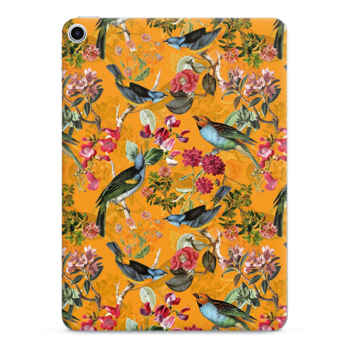 Vogels Bloemen Behang