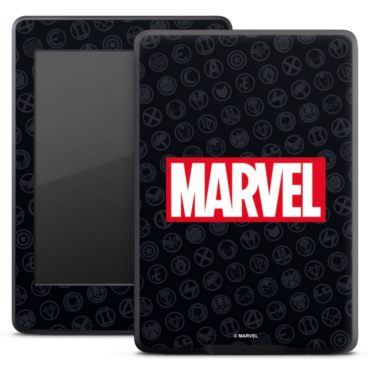 Marvel Logo Black Red 