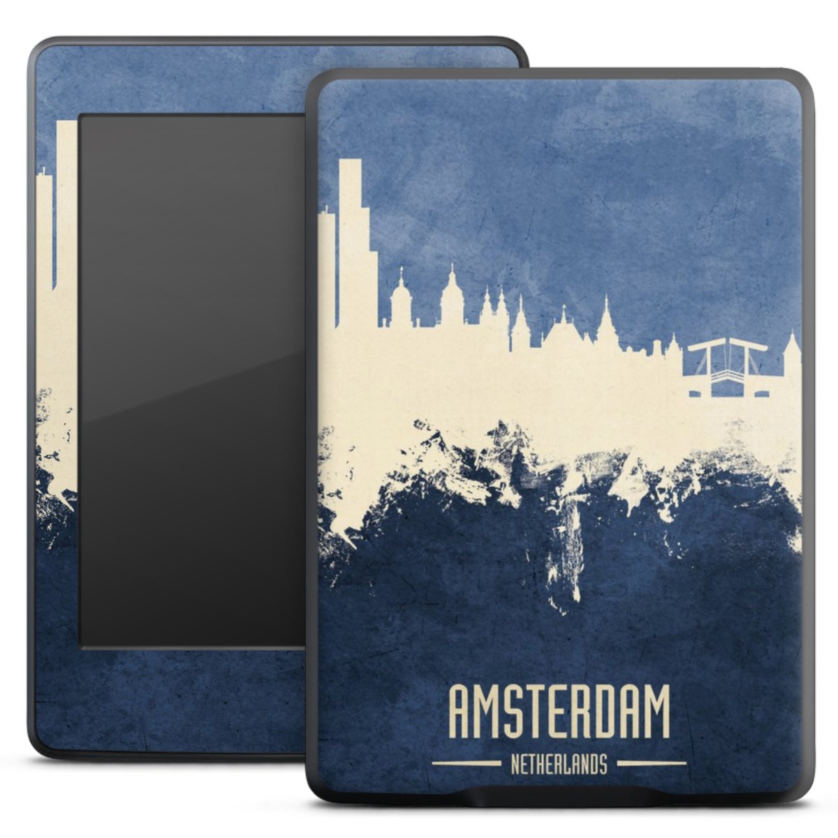 Amsterdam Skyline blauw