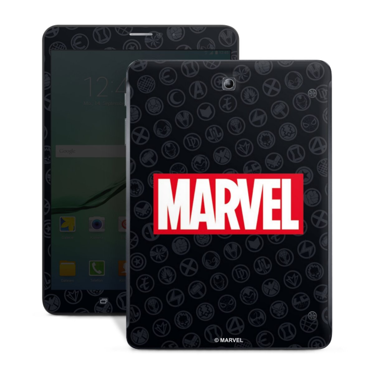 Marvel Logo Black Red 