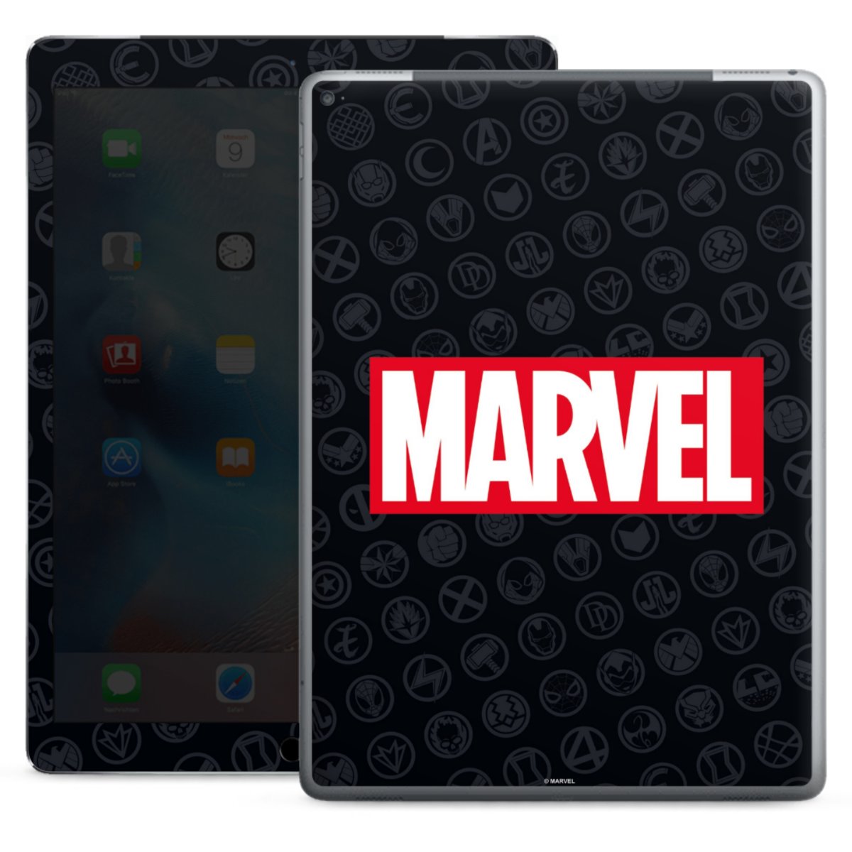 Marvel Logo Black Red 