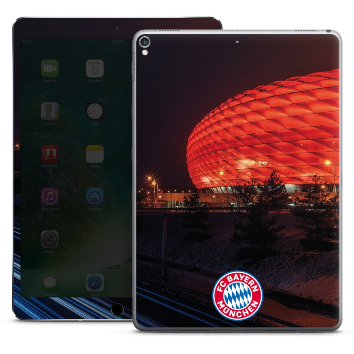 Allianz Arena bei Nacht FCB