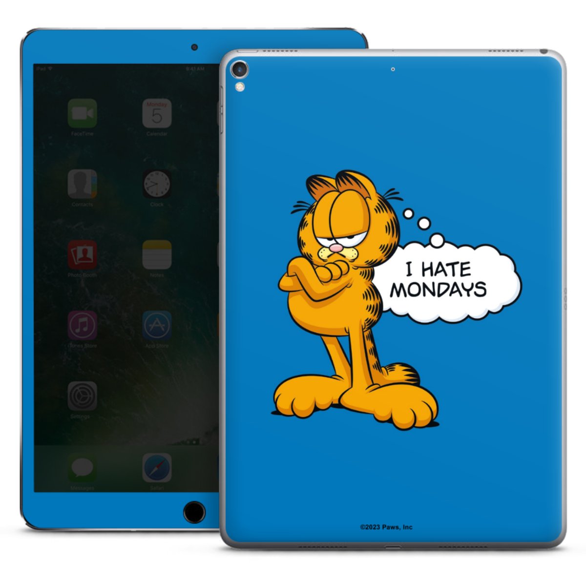 Garfield Je déteste les lundis Bleu