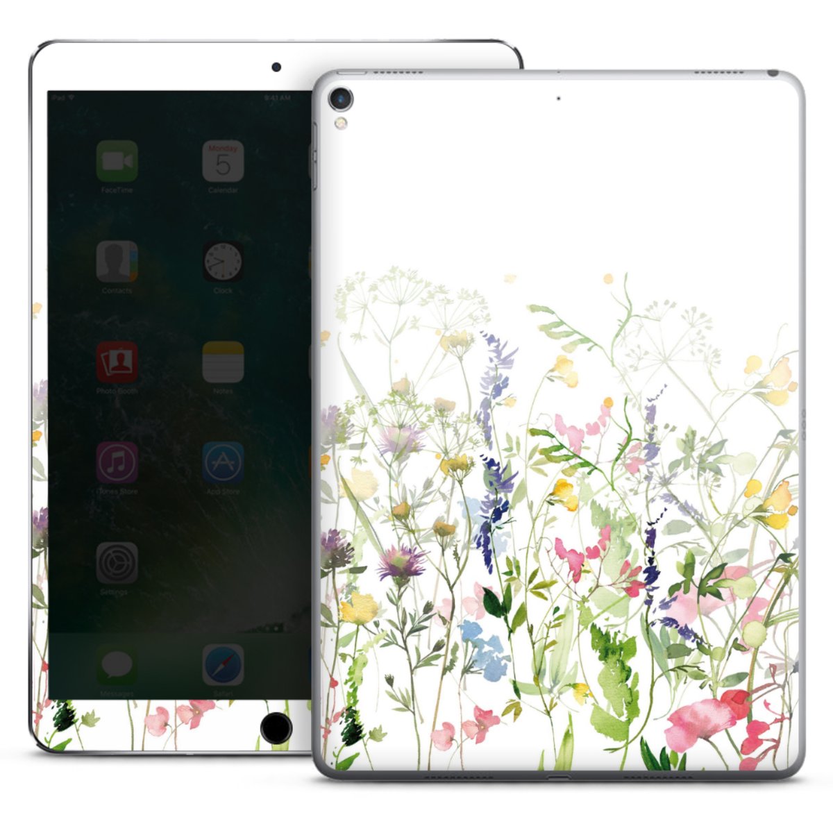 Fleurs de prairie printanières colorées