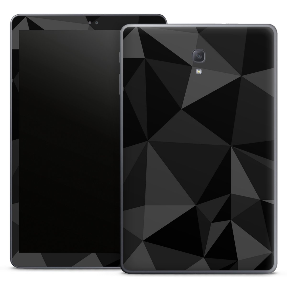 Motif Polygone Noir
