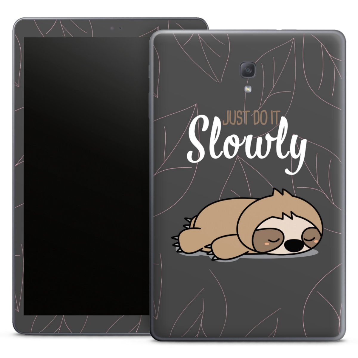 Just Do It Slowly Sloth Grey