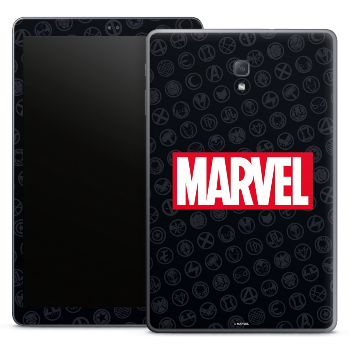 Marvel Logo Black Red 