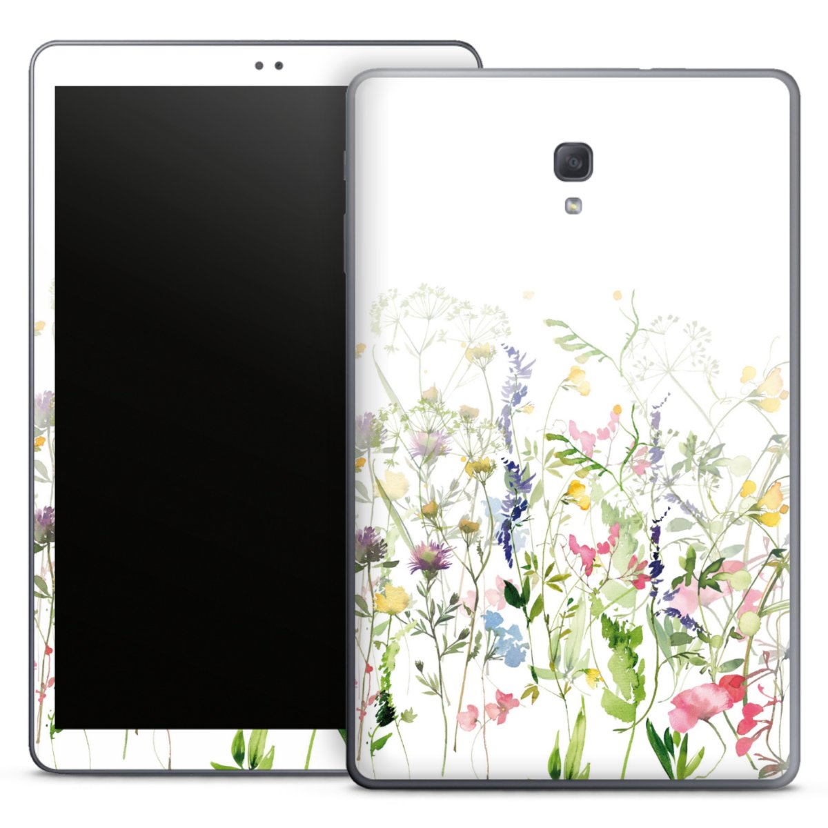 Fleurs de prairie printanières colorées