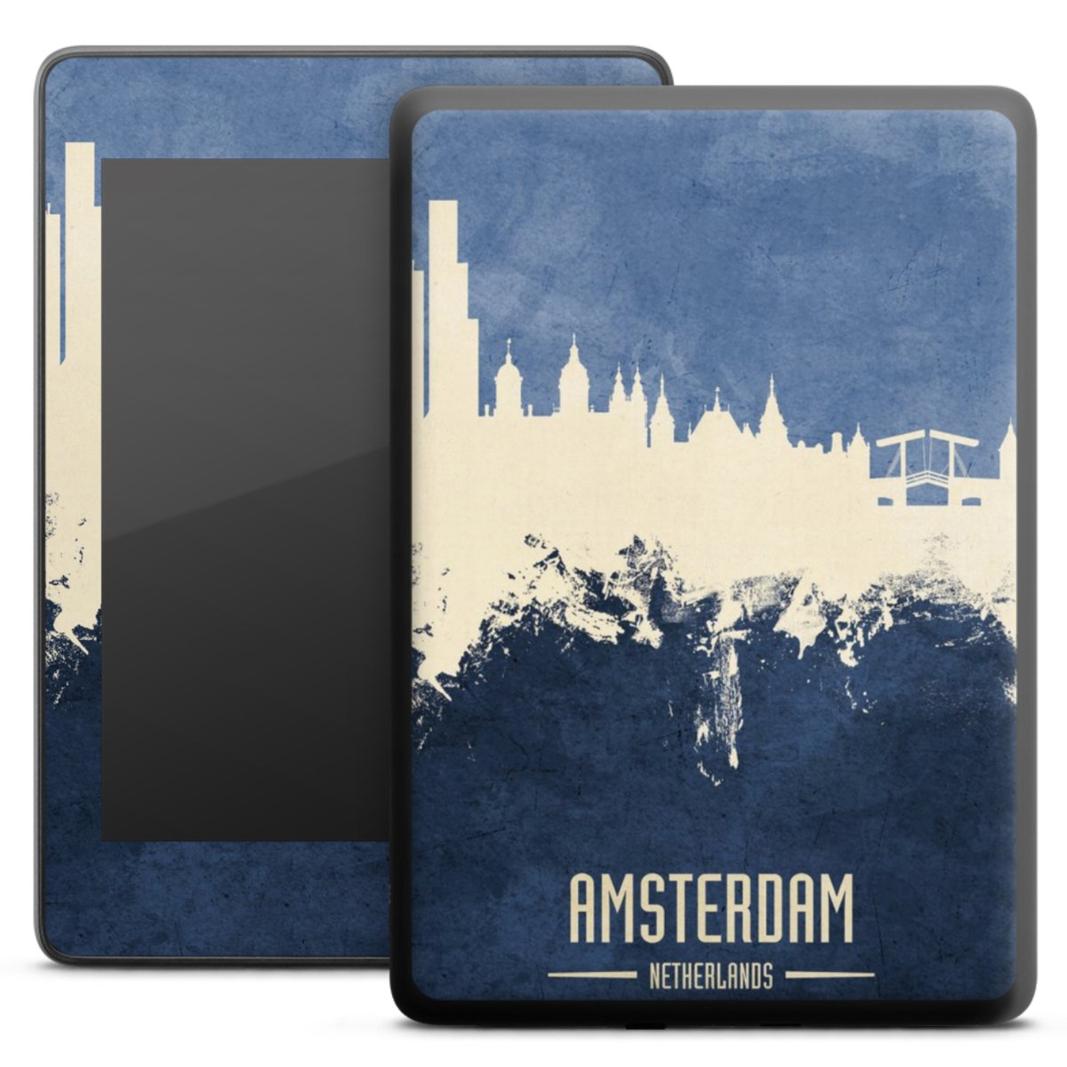 Amsterdam Skyline blauw