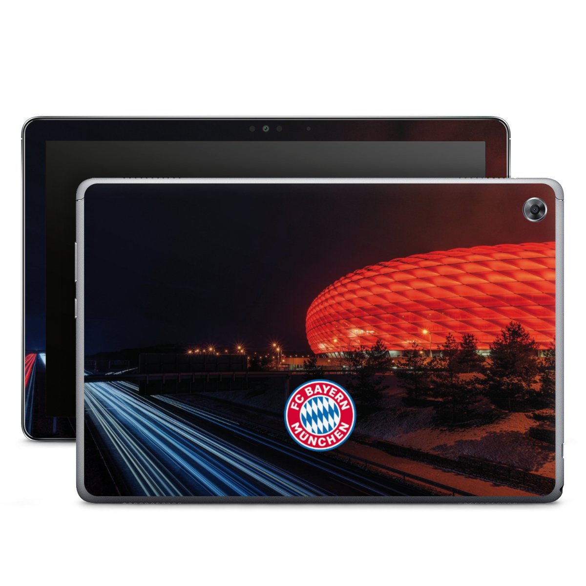 Allianz Arena bei Nacht FCB