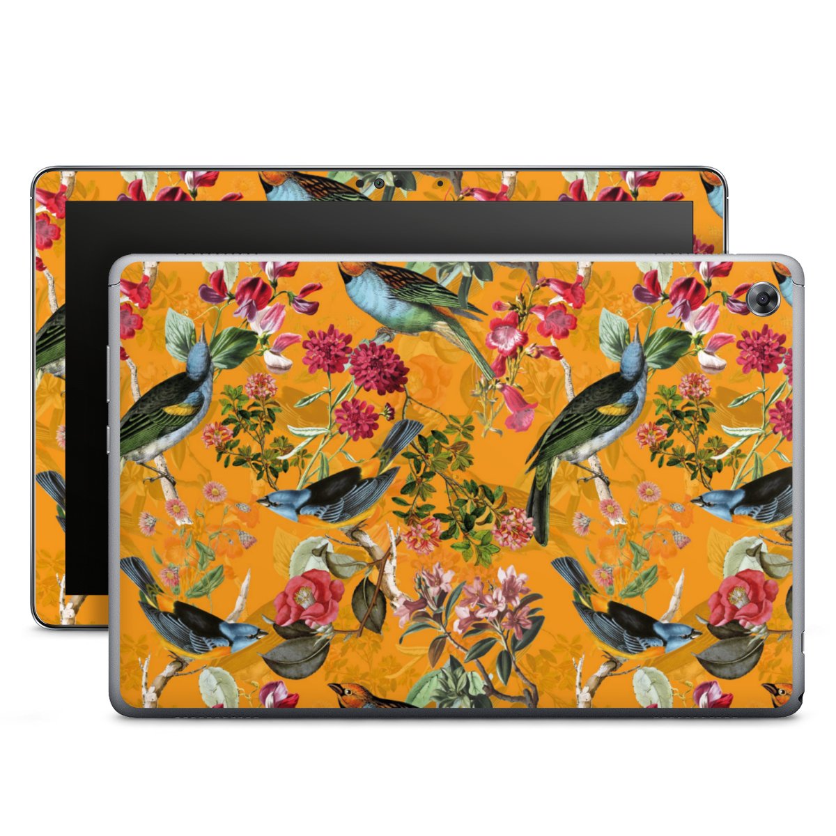 Vogels Bloemen Behang