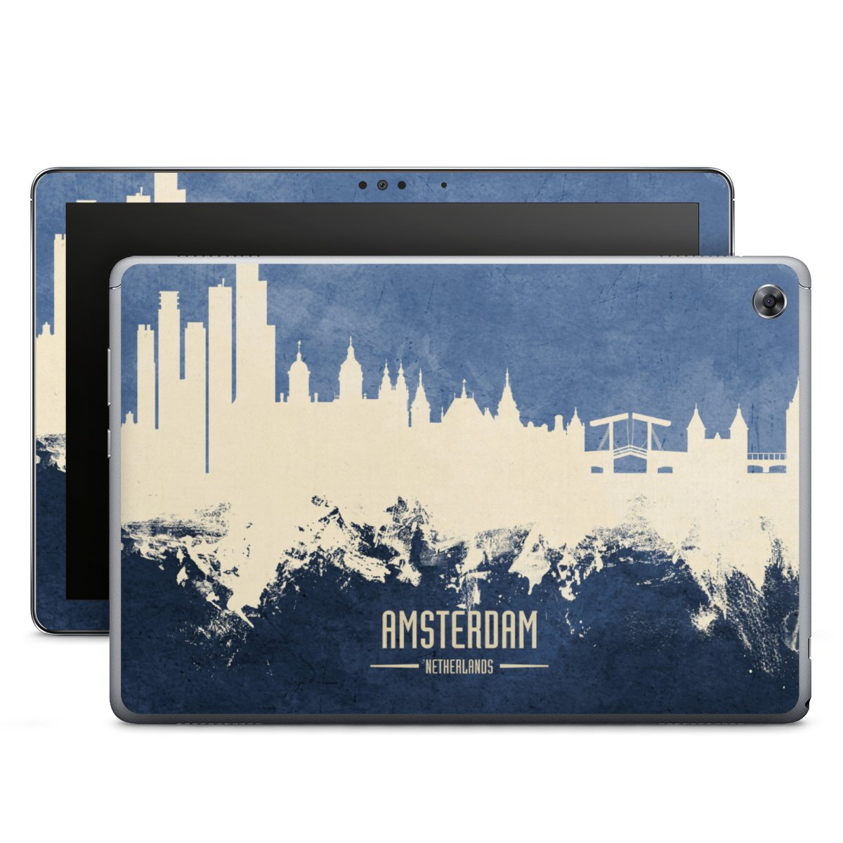 Amsterdam Skyline blauw