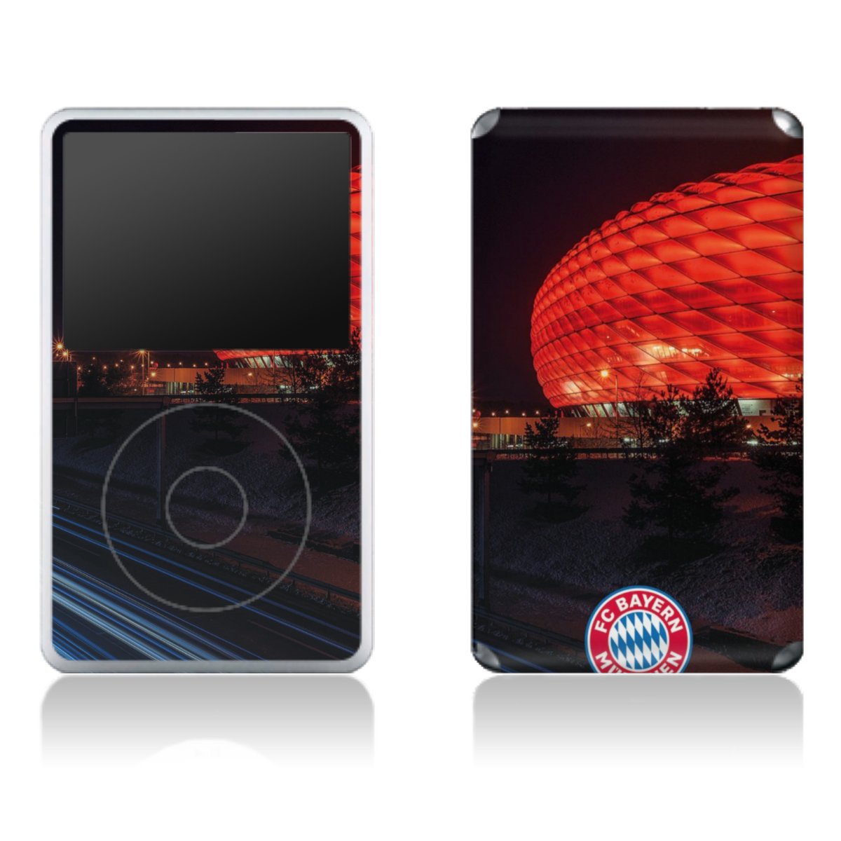 Allianz Arena bei Nacht FCB