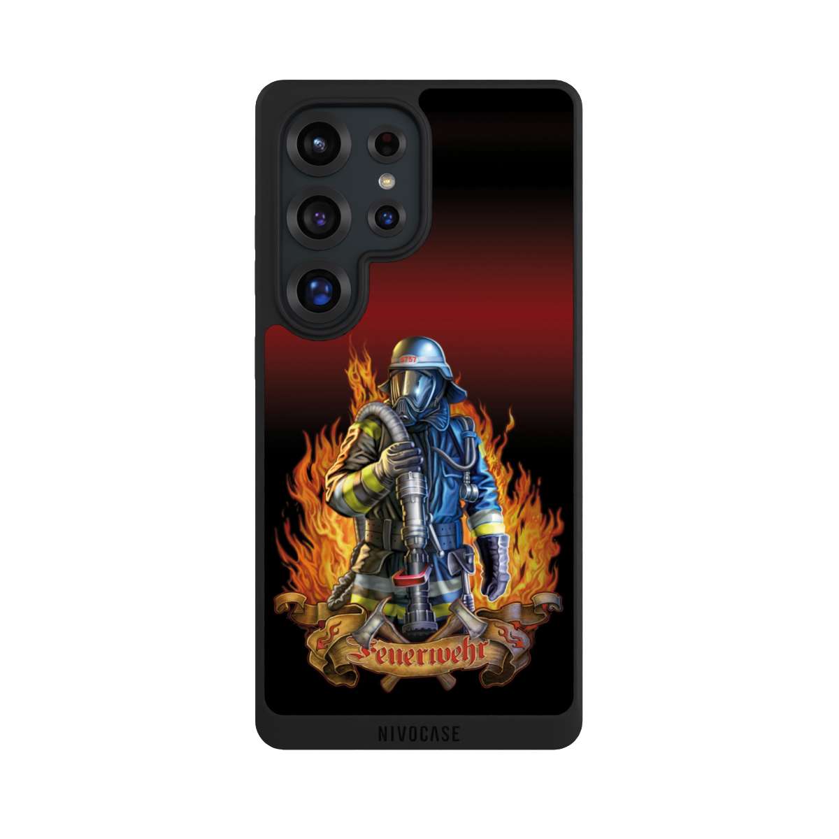handyhülle s23 Robuste Handyhülle für Galaxy S23, Bizon Case Tur, Schwarz