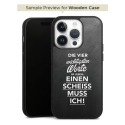 Holz Hard Case Walnuss