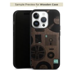 Wooden Hard Case walnut