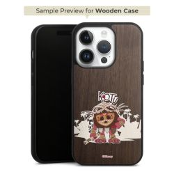 Holz Hard Case Walnuss